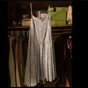 Baby blue flower dress